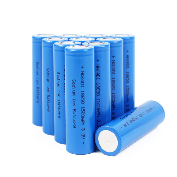 18650 Sodium-ion Battery 3V 1500mAh 1.5Ah Rechargeable Na-ion Cell Cycle Life 3000+ 100% Original For E-bike Power Tools